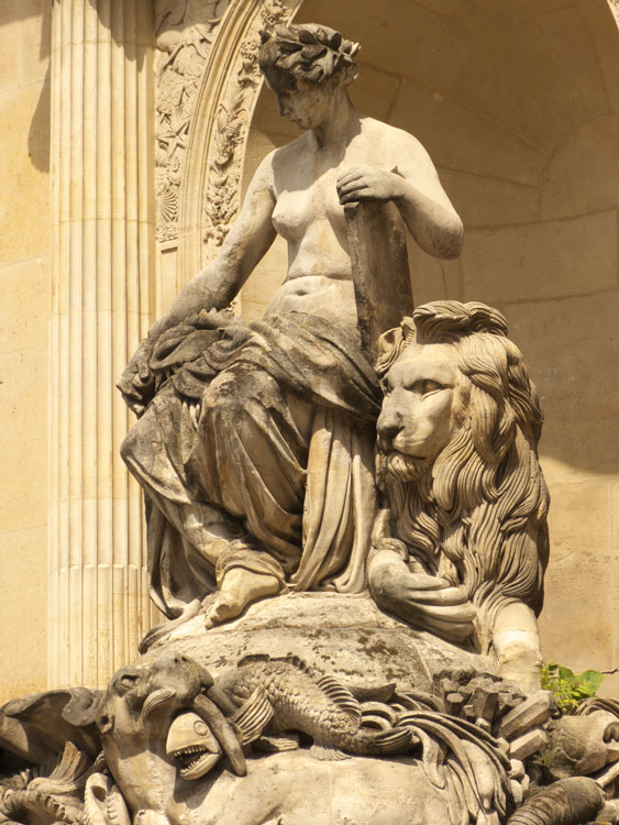 Georges Cuvier fountain